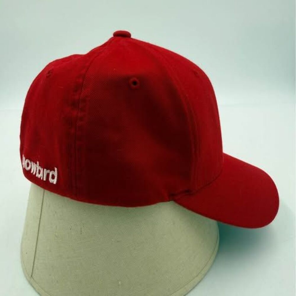 Snowbird Red Baseball Cap Size S-M - Picture 2 of 7